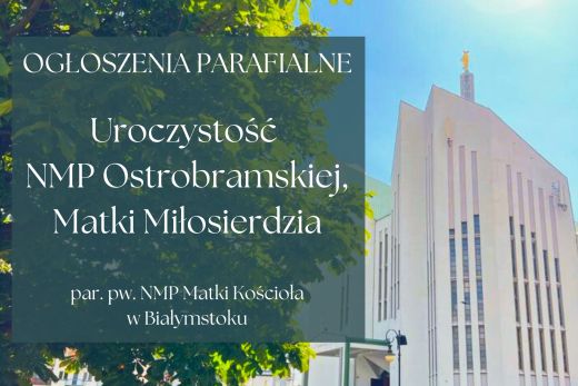 Ogłoszenia parafialne