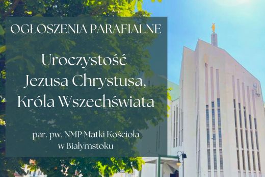Ogłoszenia parafialne