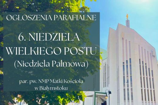 Ogłoszenia parafialne