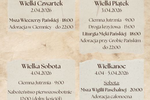 Ogłoszenia parafialne