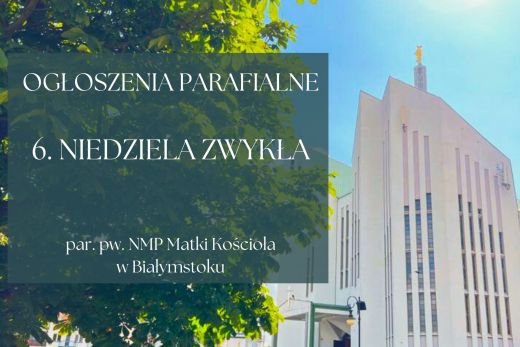 Ogłoszenia parafialne