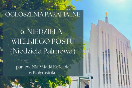 Ogłoszenia parafialne