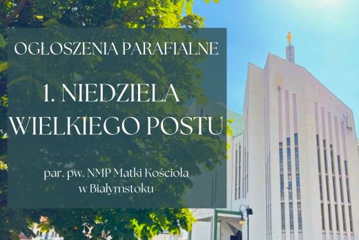 Ogłoszenia parafialne