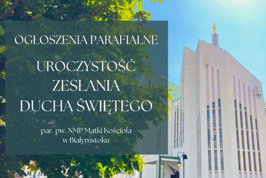 Ogłoszenia parafialne