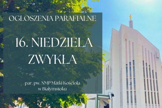 Ogłoszenia parafialne